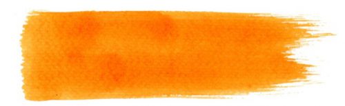 オレンジーブラシストローク