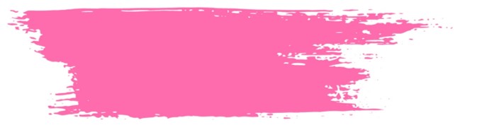 ピンクーブラシストローク
