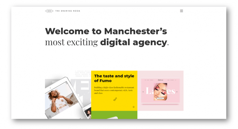 The Drawing room ウェブサイト