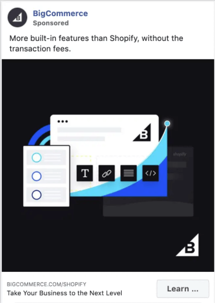 BigCommerce のFacebook広告