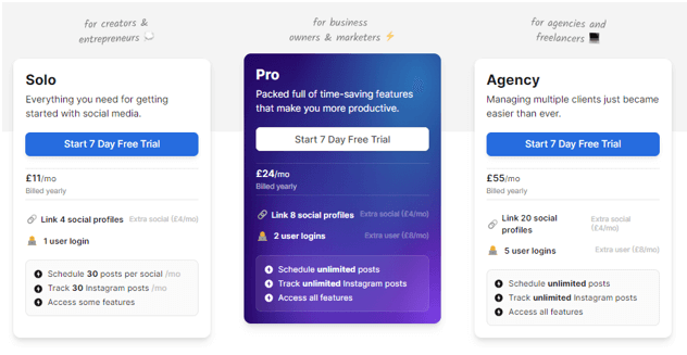 Flick pricing