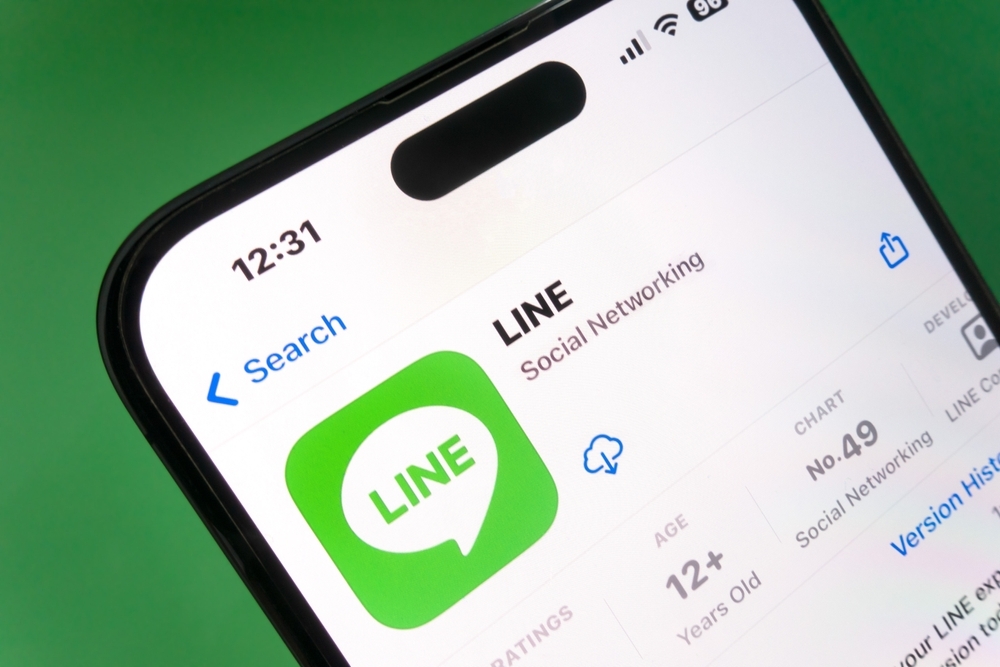 Line Social media platform in Japan